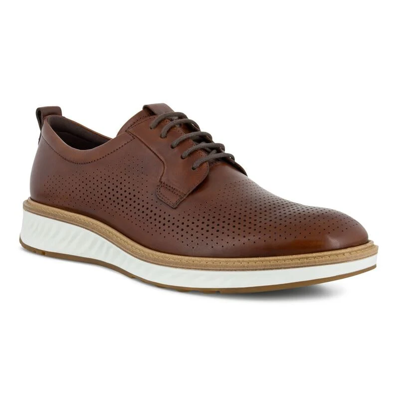 Ecco Men's St.1 Hybrid 5-Eyelet Derby Cognac 83680401053