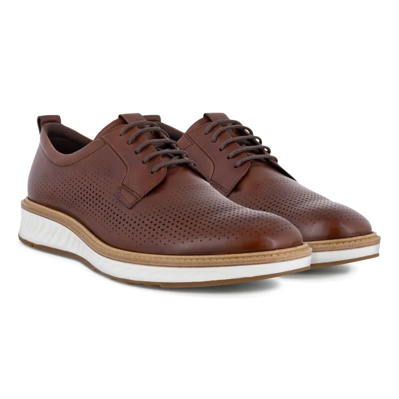 Ecco Men's St.1 Hybrid 5-Eyelet Derby Cognac 83680401053 - Image 2