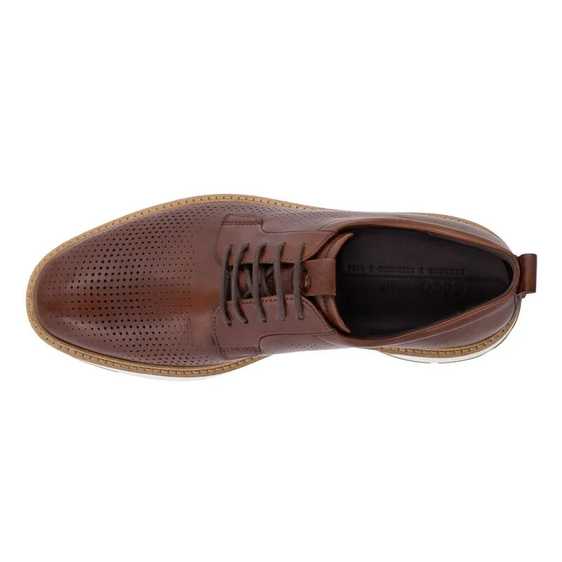 Ecco Men's St.1 Hybrid 5-Eyelet Derby Cognac 83680401053 - Image 6