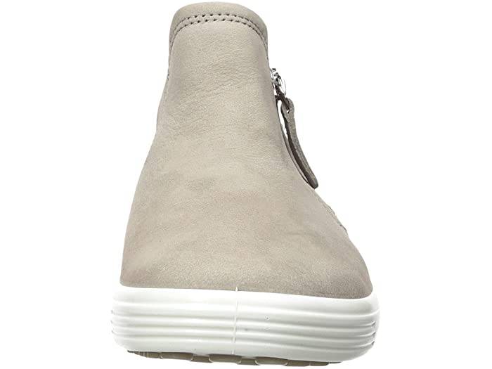 Ecco Women's Soft 7 Warm Grey Powder Zip Bootie 43024350666 - Image 3