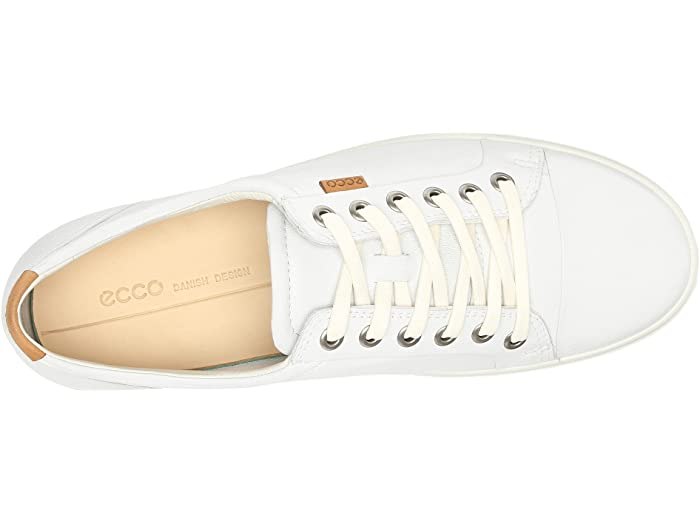 Ecco Women's Soft 7 White Lace Up Sneakers 43000301007 - Image 3