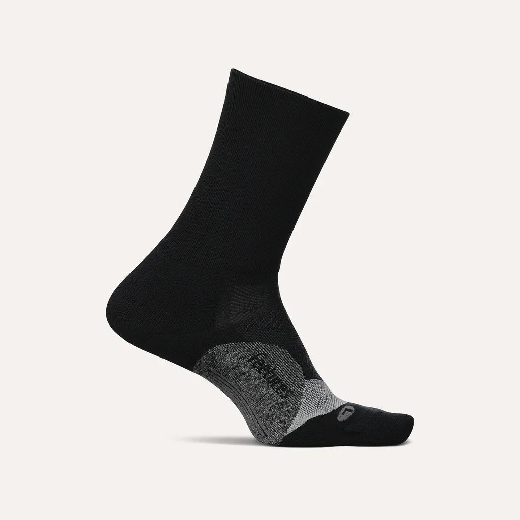Feetures Elite Light Cushion Mini Crew Black