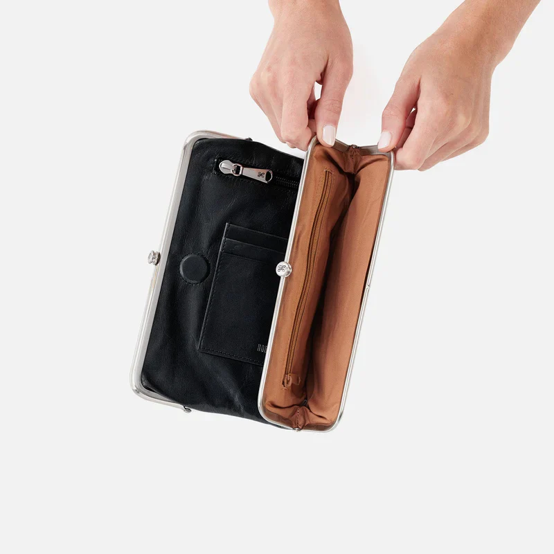 Hobo Lauren Clutch Wallet Black - Image 3