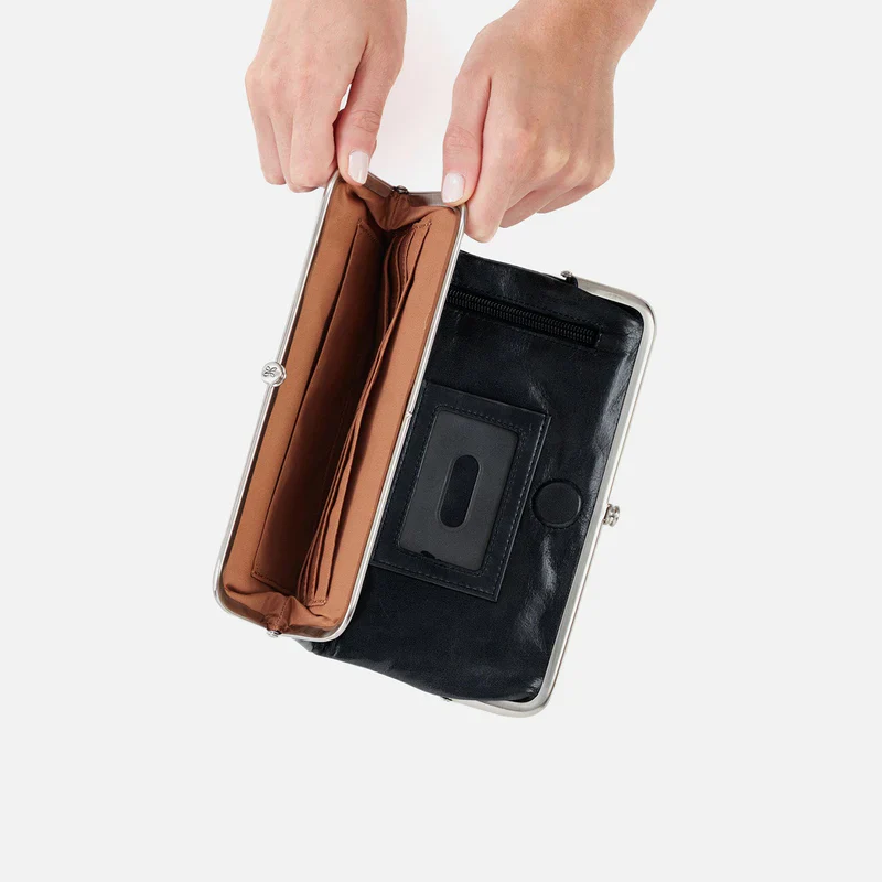Hobo Lauren Clutch Wallet Black - Image 4