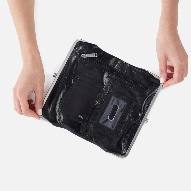 Hobo Lauren Clutch Wallet Black - Image 5