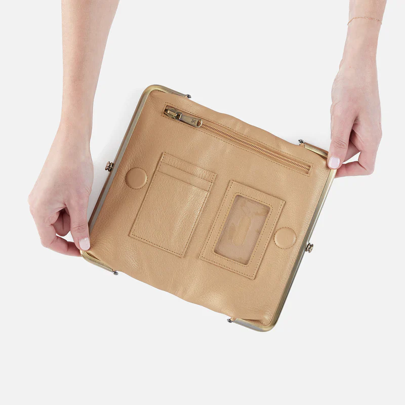 Hobo Lauren Clutch Wallet Dusty Gold - Image 5