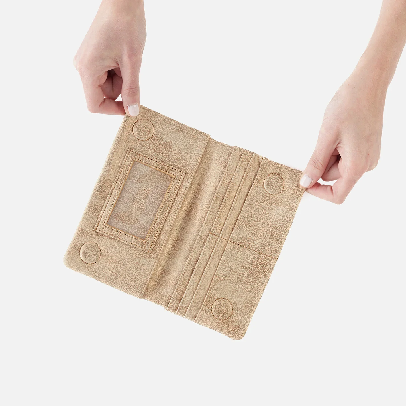 Hobo Lumen Continental Wallet Gold Leaf - Image 2