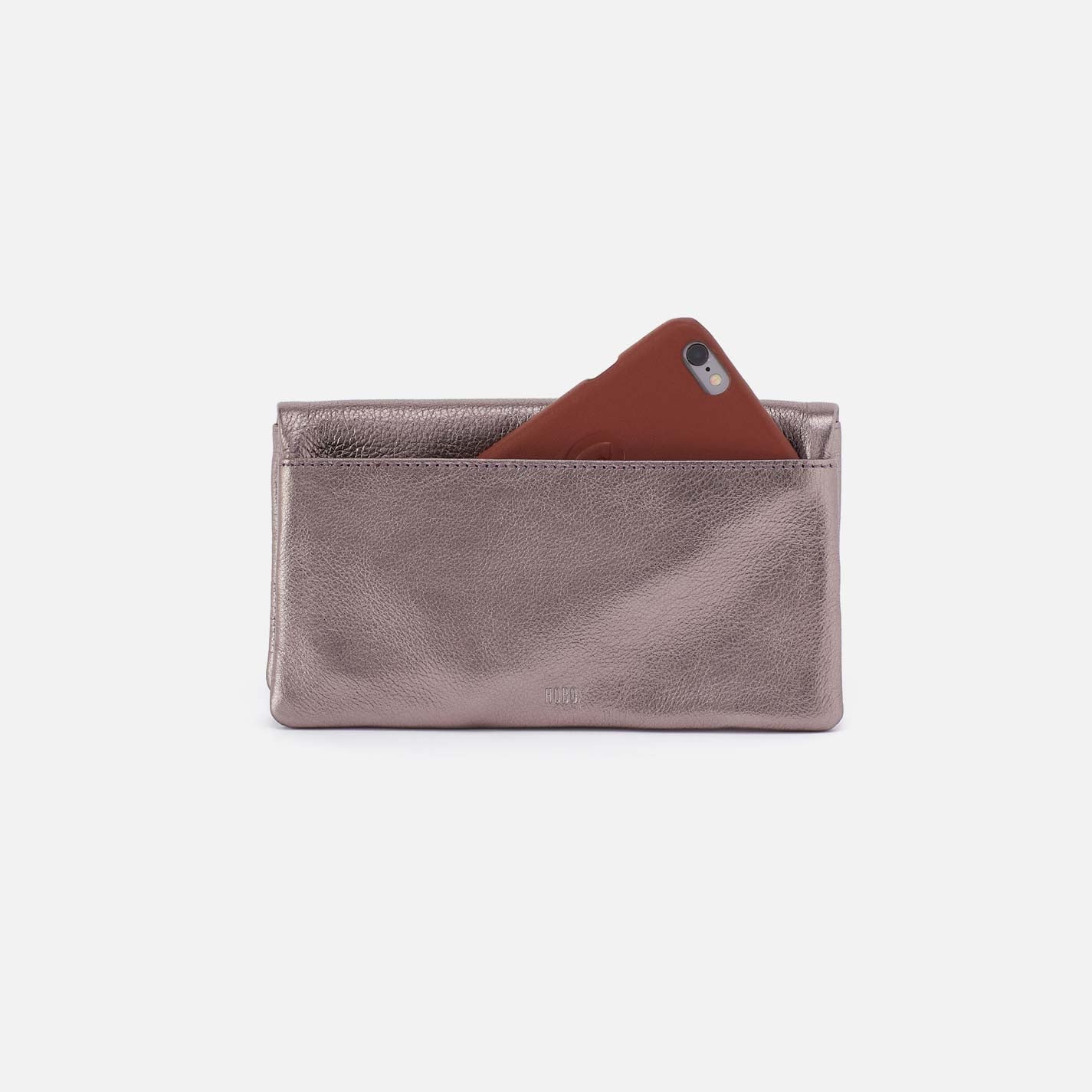 Hobo Lumen Continental Wallet Pewter Spur - Image 3
