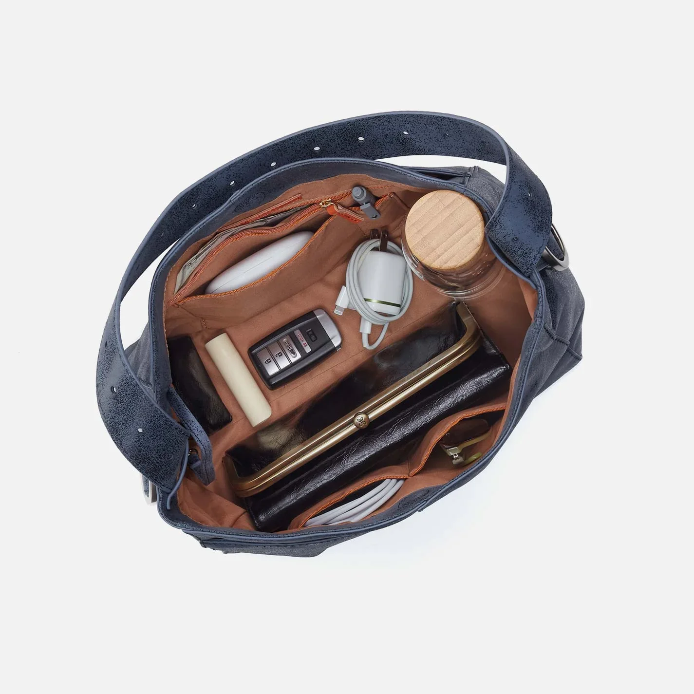 Hobo Render Shoulder Bag Indigo Sky - Image 2