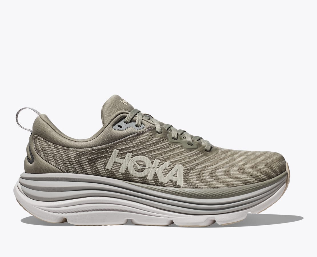 Hoka Men’s Gaviota 5 Barley Oak Milk - Image 2