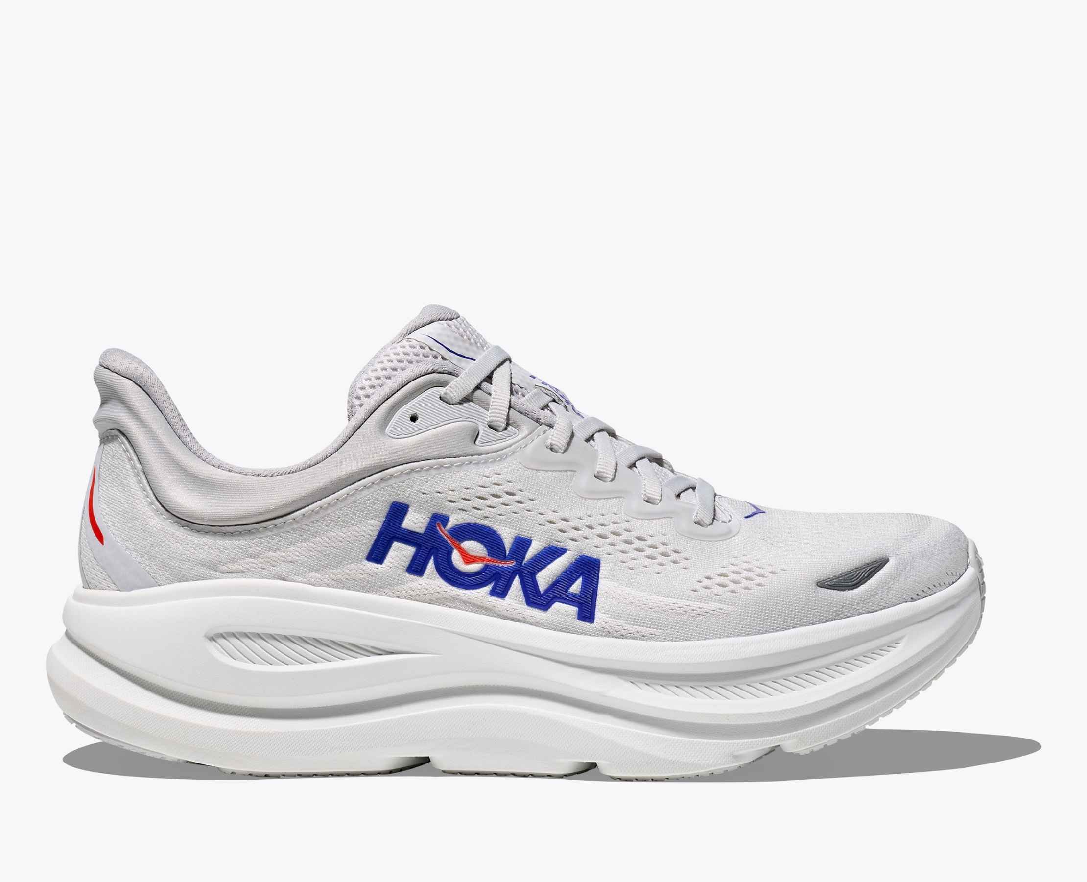 Hoka Men's Bondi 9 Cosmic Grey Ultramarine - Image 2
