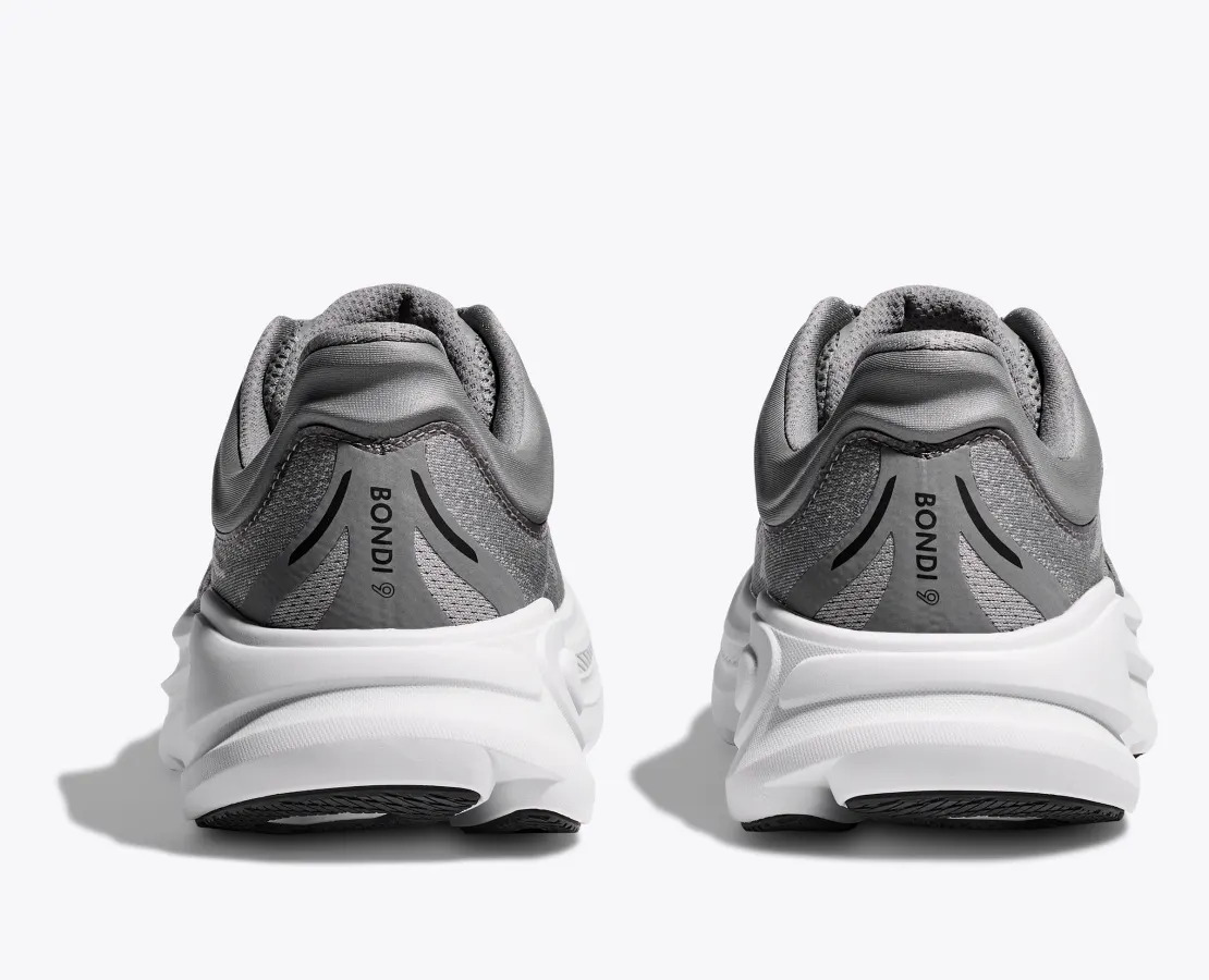 Hoka Men's Bondi 9 Galactic Grey Stellar Grey - Image 5