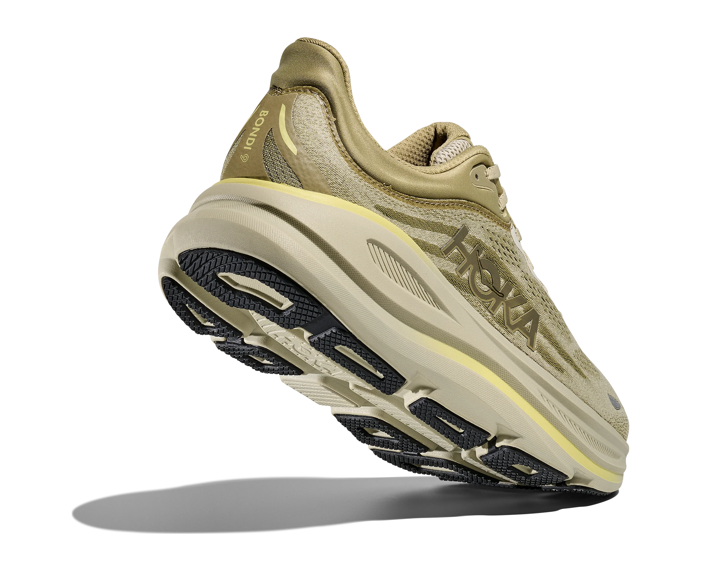 Hoka Men's Bondi 9 Grassland Oyster Mushroom