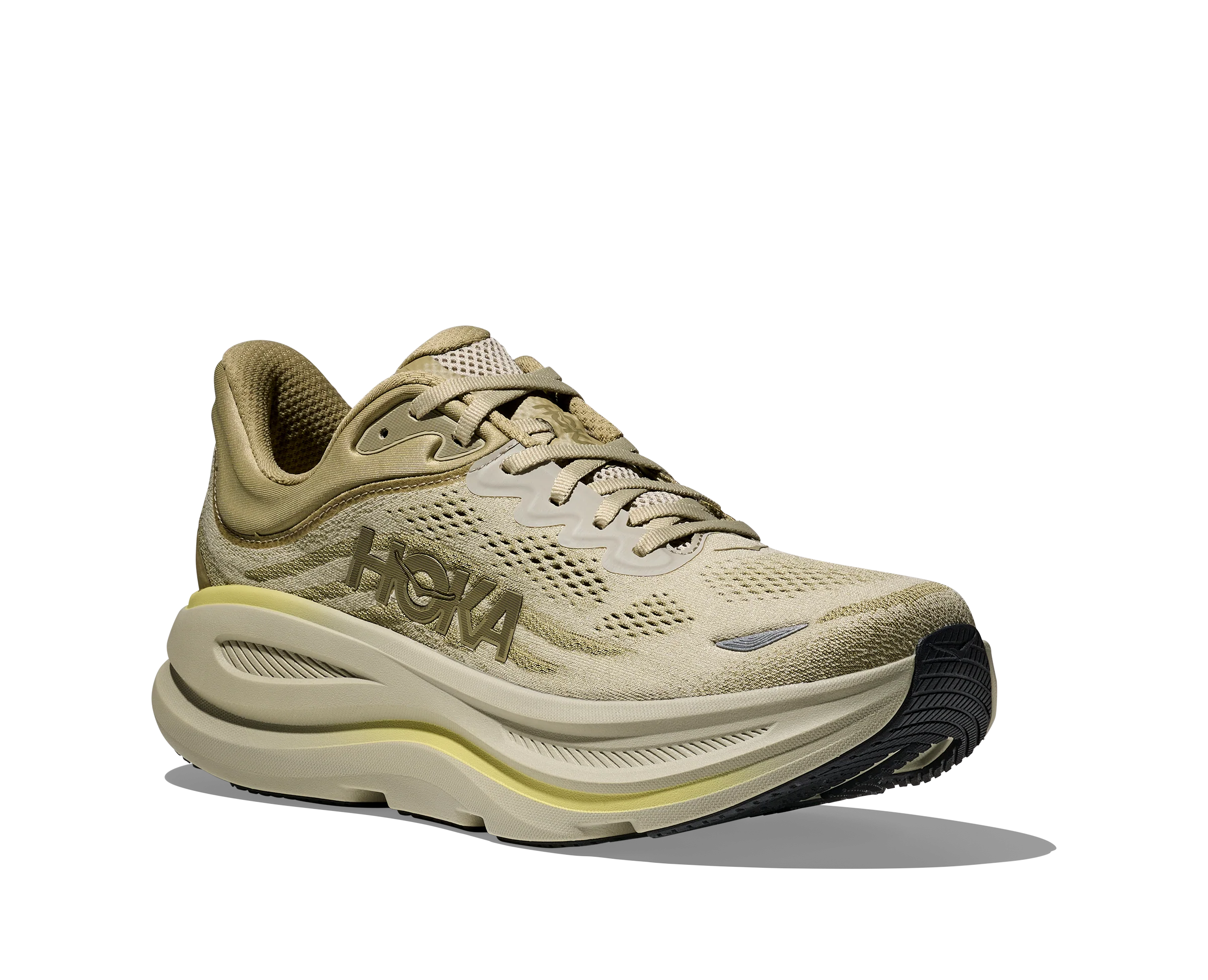 Hoka Men's Bondi 9 Grassland Oyster Mushroom - Image 2