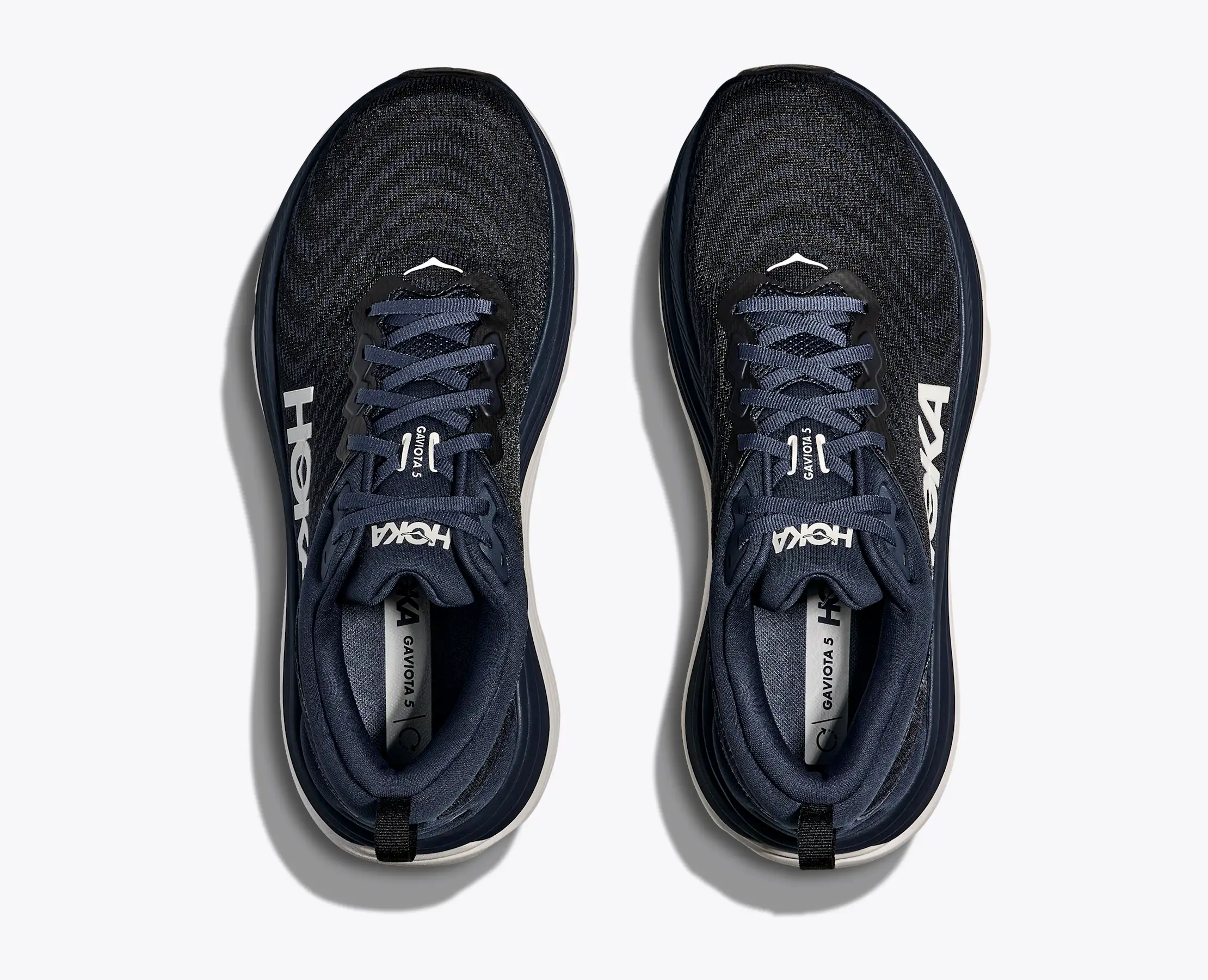 Hoka Men's Gaviota 5 Varsity Navy White - Image 3
