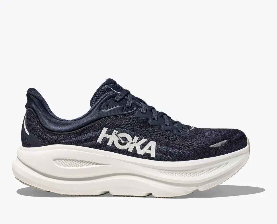 Hoka Men's Hoka Bondi 9 Varsity Navy White - Image 2