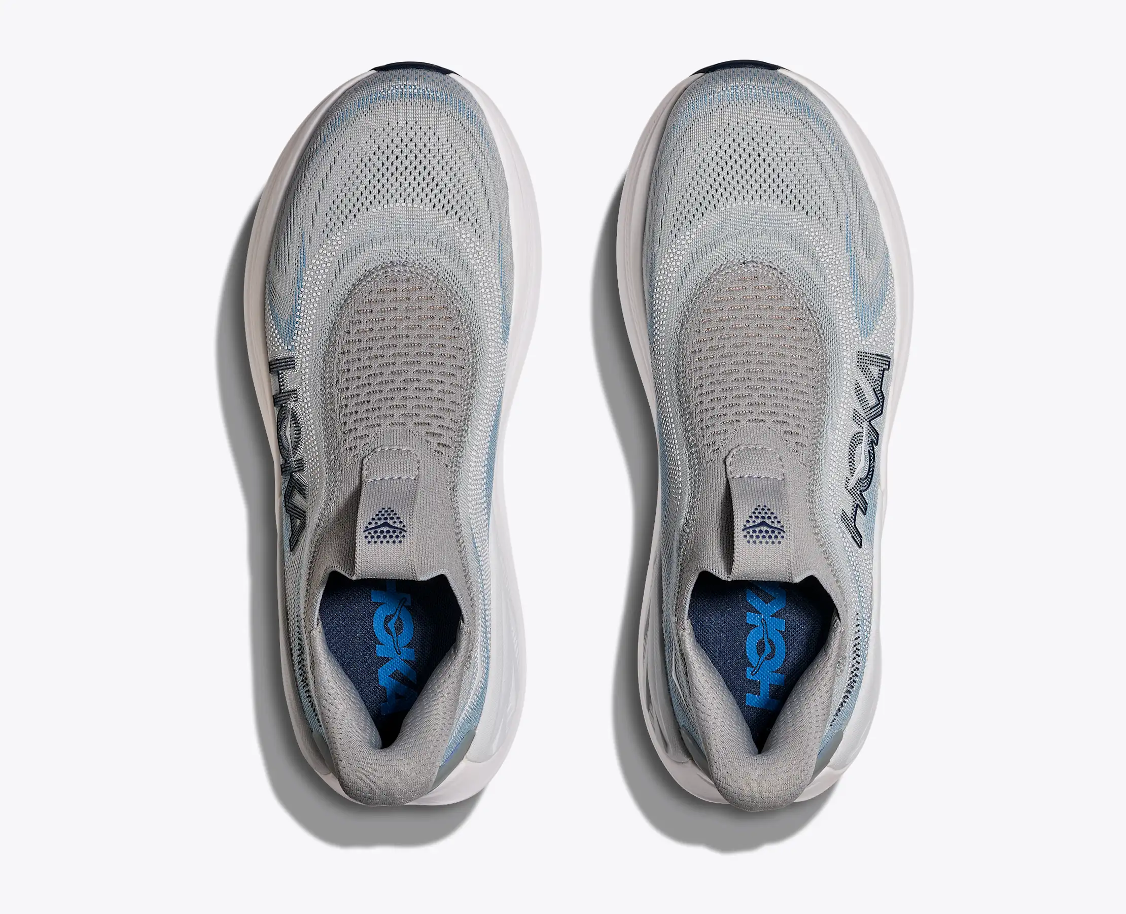 Hoka Men's Skyward Laceless Stardust Stellar Grey - Image 3