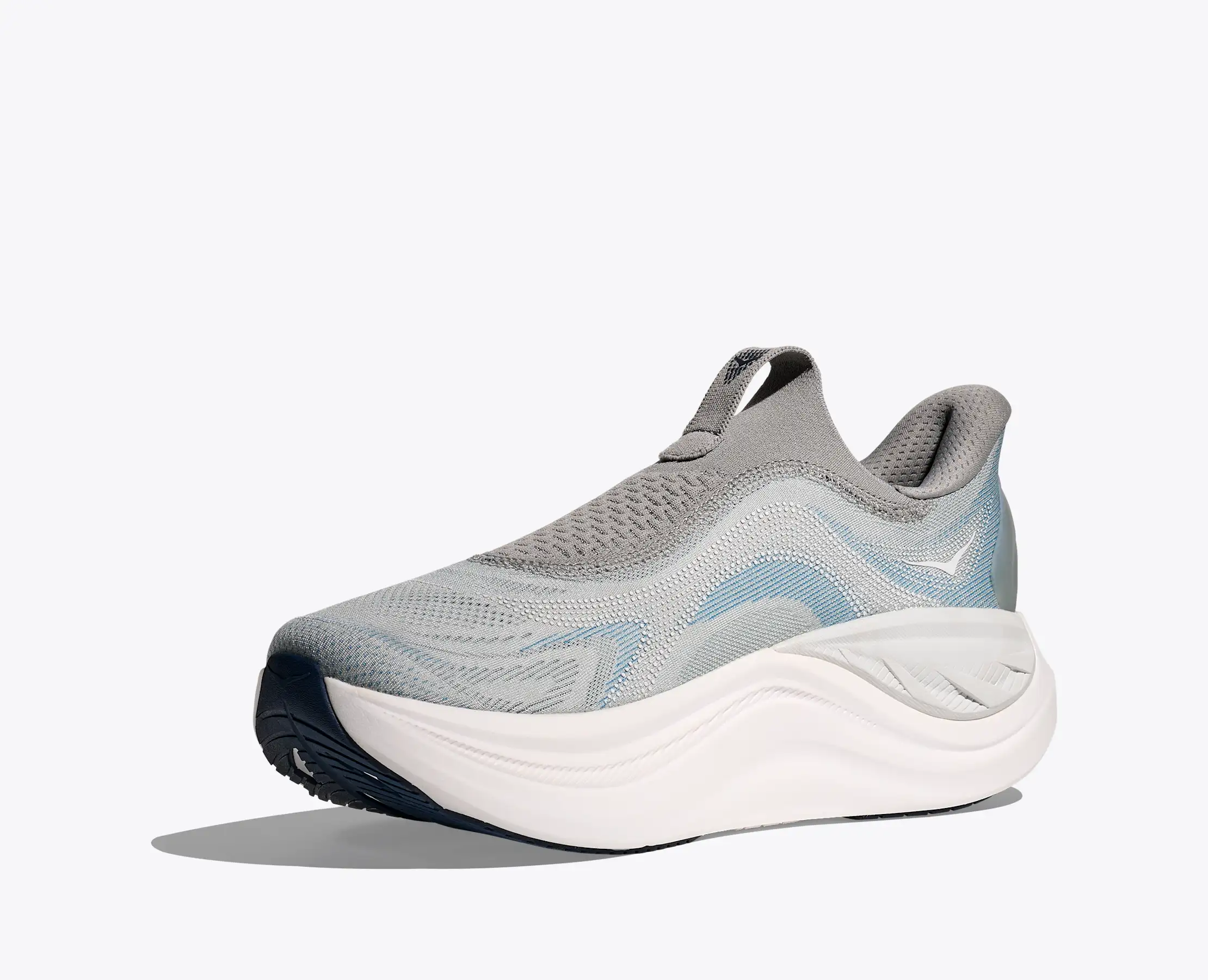 Hoka Men's Skyward Laceless Stardust Stellar Grey - Image 4
