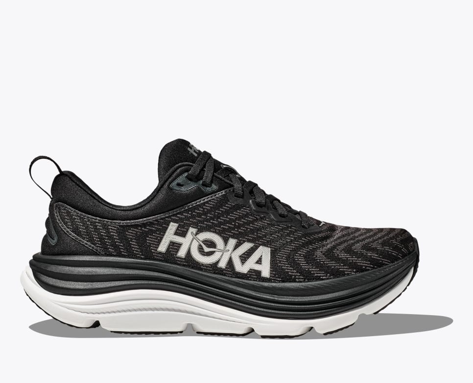Hoka Women’s Gaviota 5 Black White - Image 2