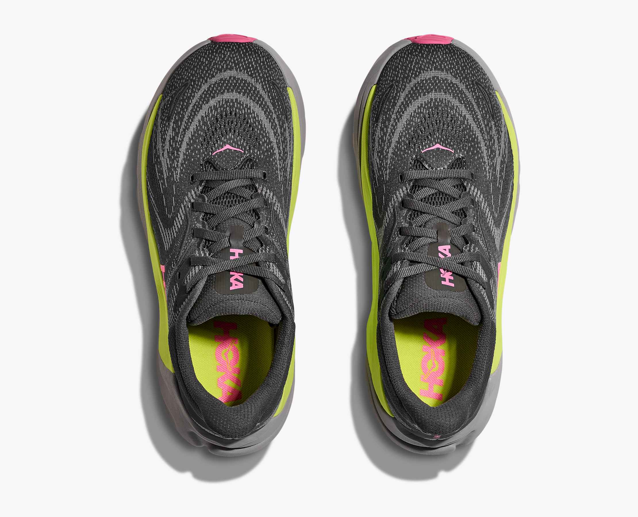 Hoka Women's Arahi 8 Charcoal Grey Grey Skies - Image 4