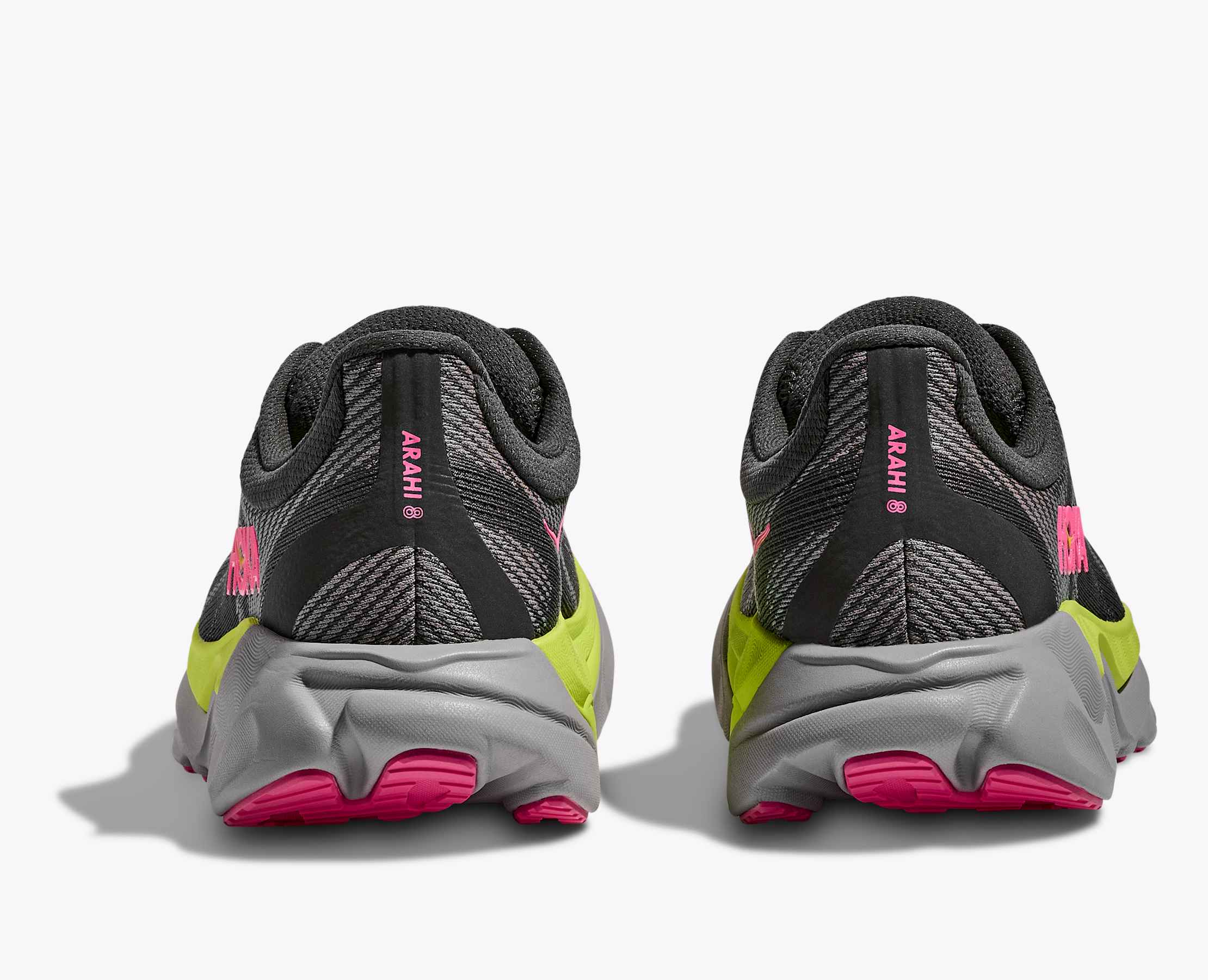 Hoka Women's Arahi 8 Charcoal Grey Grey Skies - Image 5