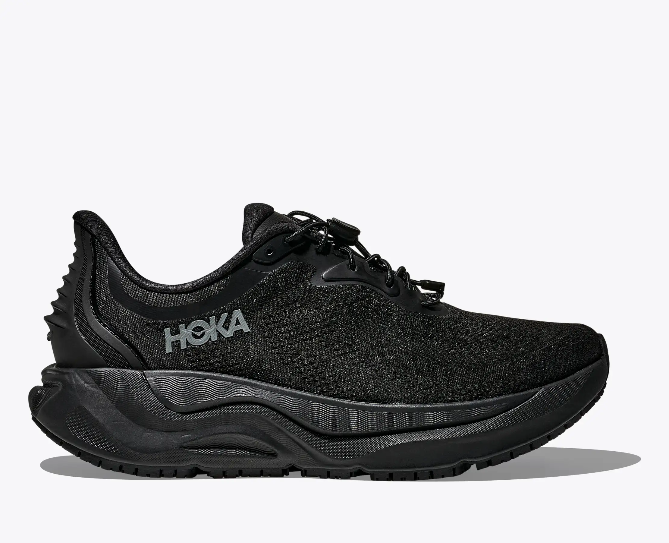 Hoka Women's Arahi Slip Resistant Black Black - Image 2