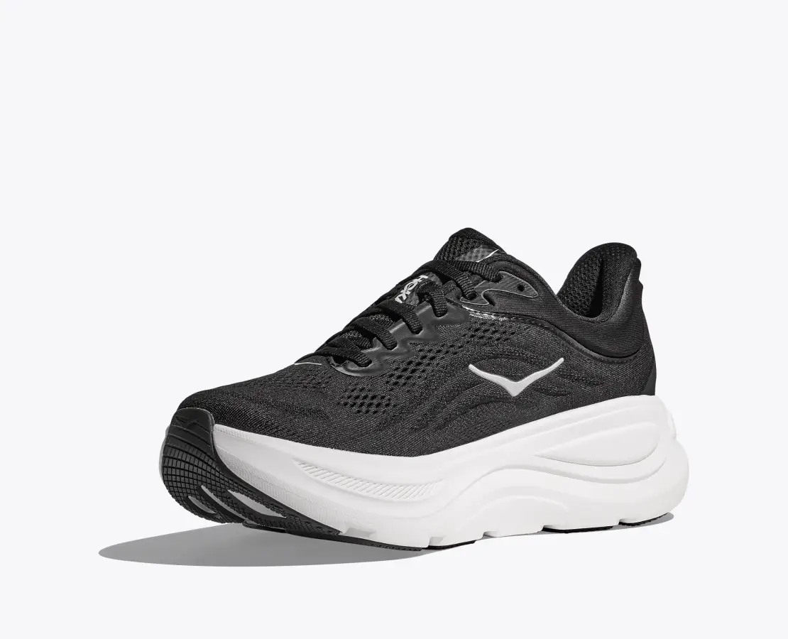 Hoka Women's Bondi 9 Black White - Image 3