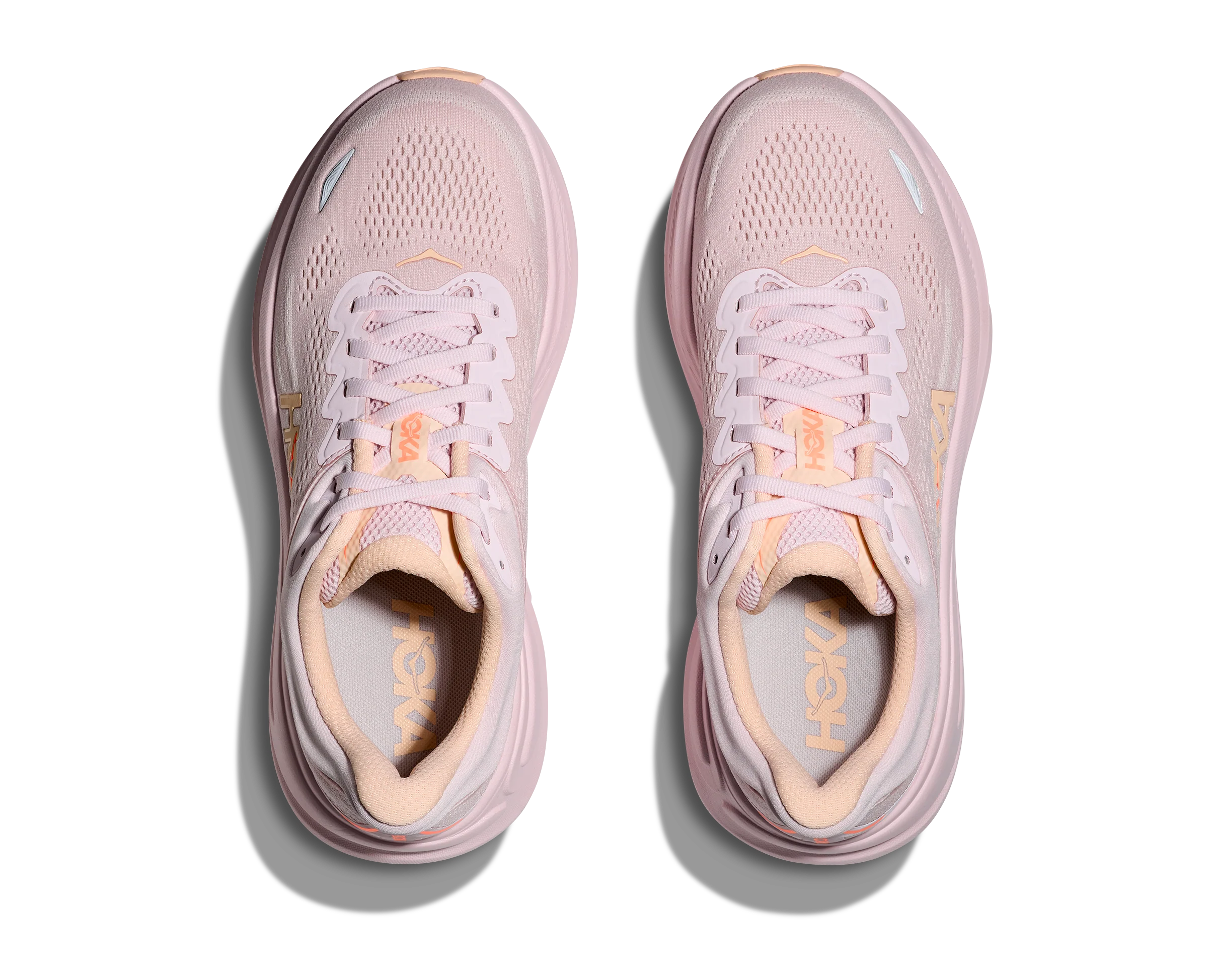 Hoka Women's Bondi 9 Lilac Cream Tangerine - Image 3