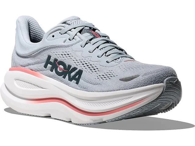 Hoka Women's Bondi 9 Mineral Blue Washed Blue - Image 4