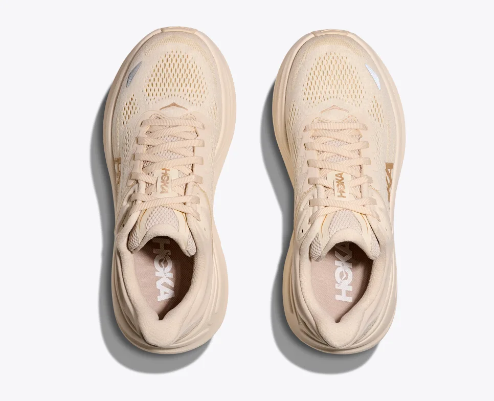 Hoka Women's Bondi 9 Vanilla Birch - Image 3