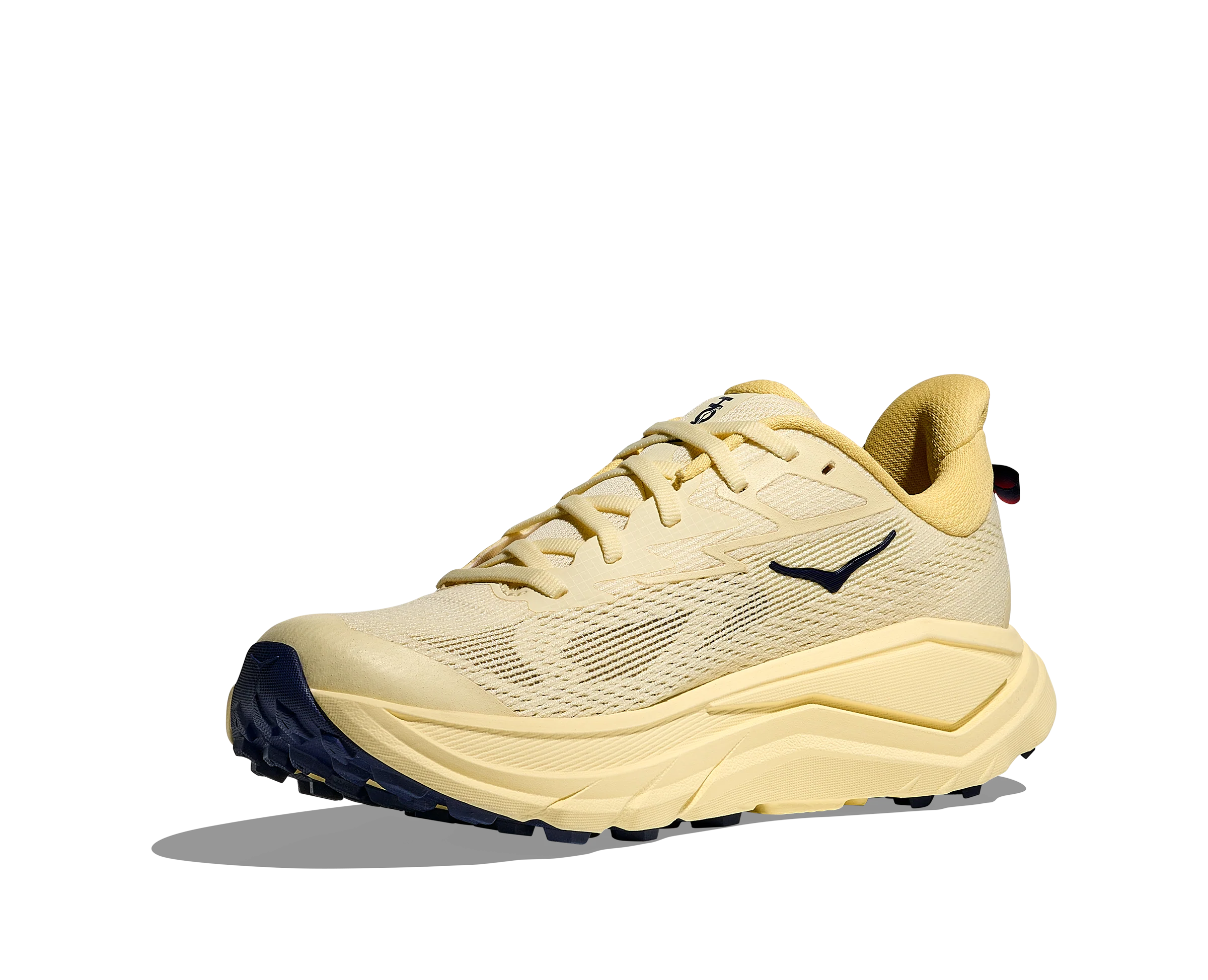 Hoka Women's Challenger 8 Vintage Yellow Midnight Blue - Image 4
