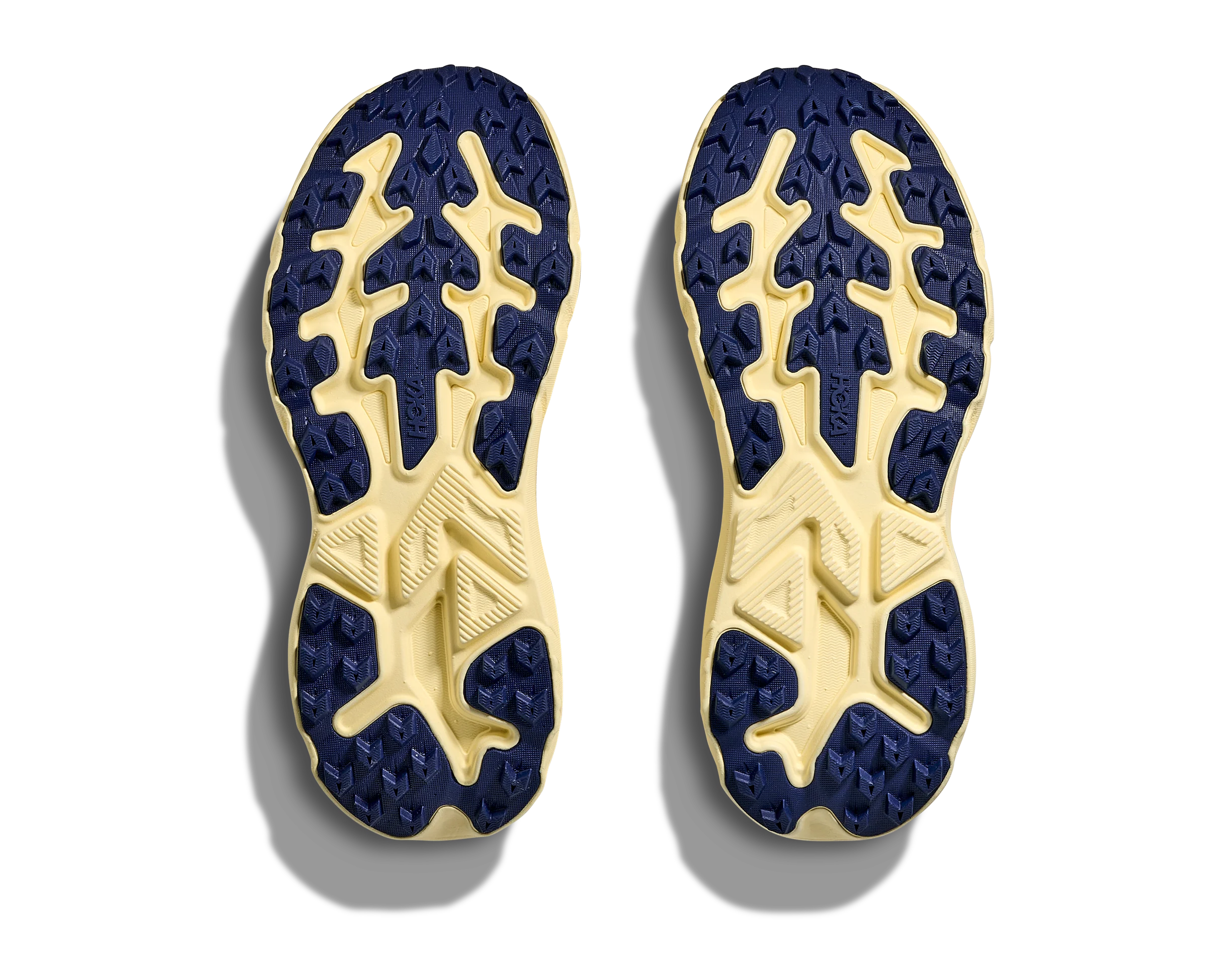 Hoka Women's Challenger 8 Vintage Yellow Midnight Blue - Image 8