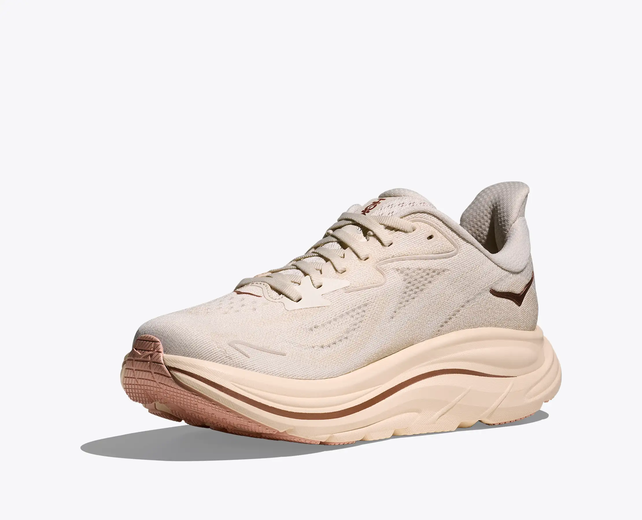 Hoka Women's Clifton 10 Alabaster Rose Gold - Image 3