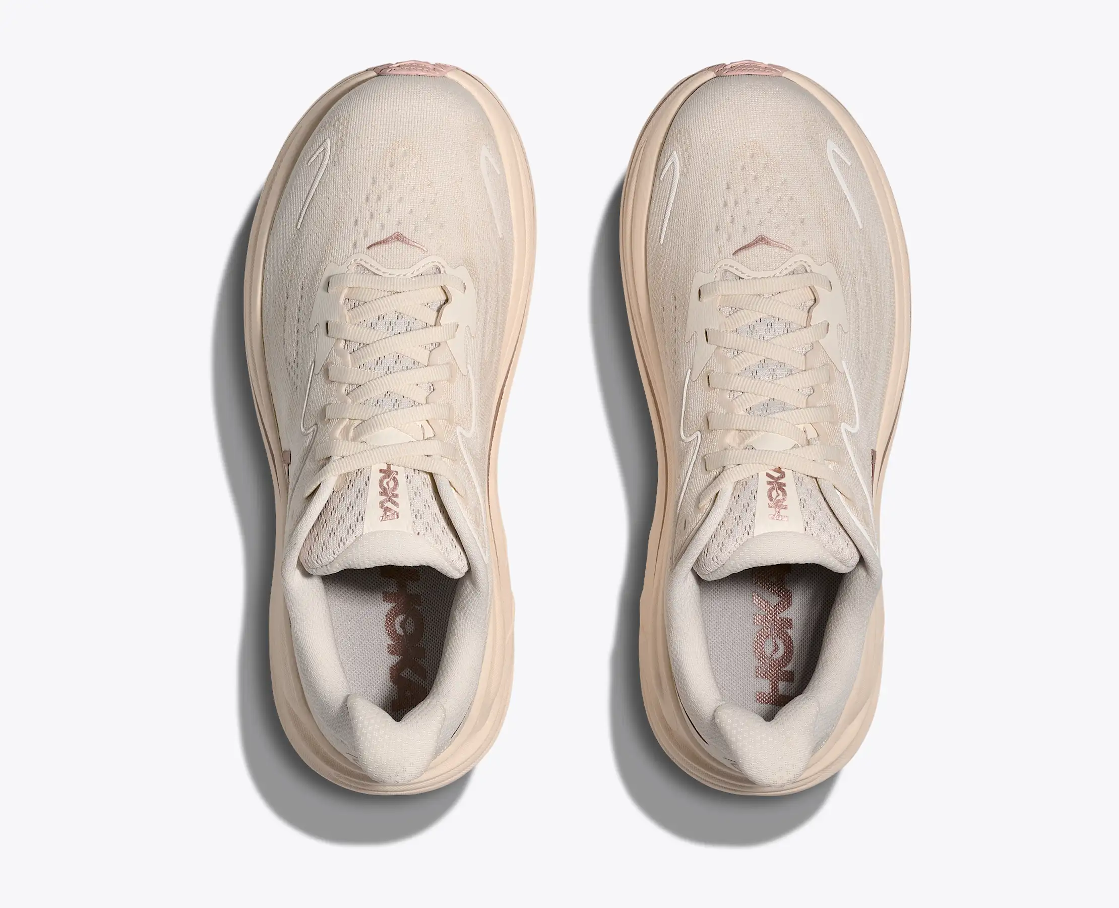 Hoka Women's Clifton 10 Alabaster Rose Gold - Image 4