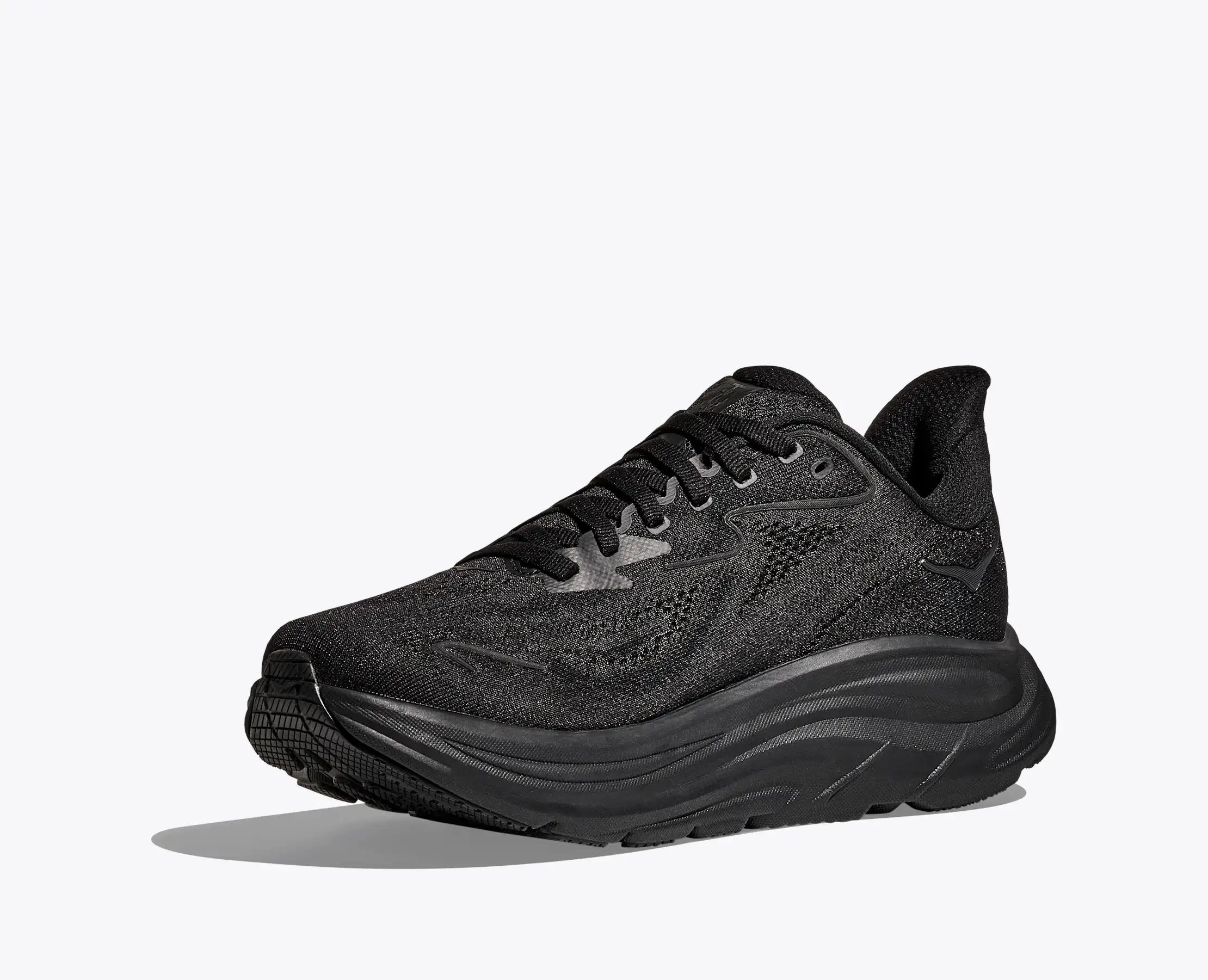 Hoka Women's Clifton 10 Black Black - Image 3