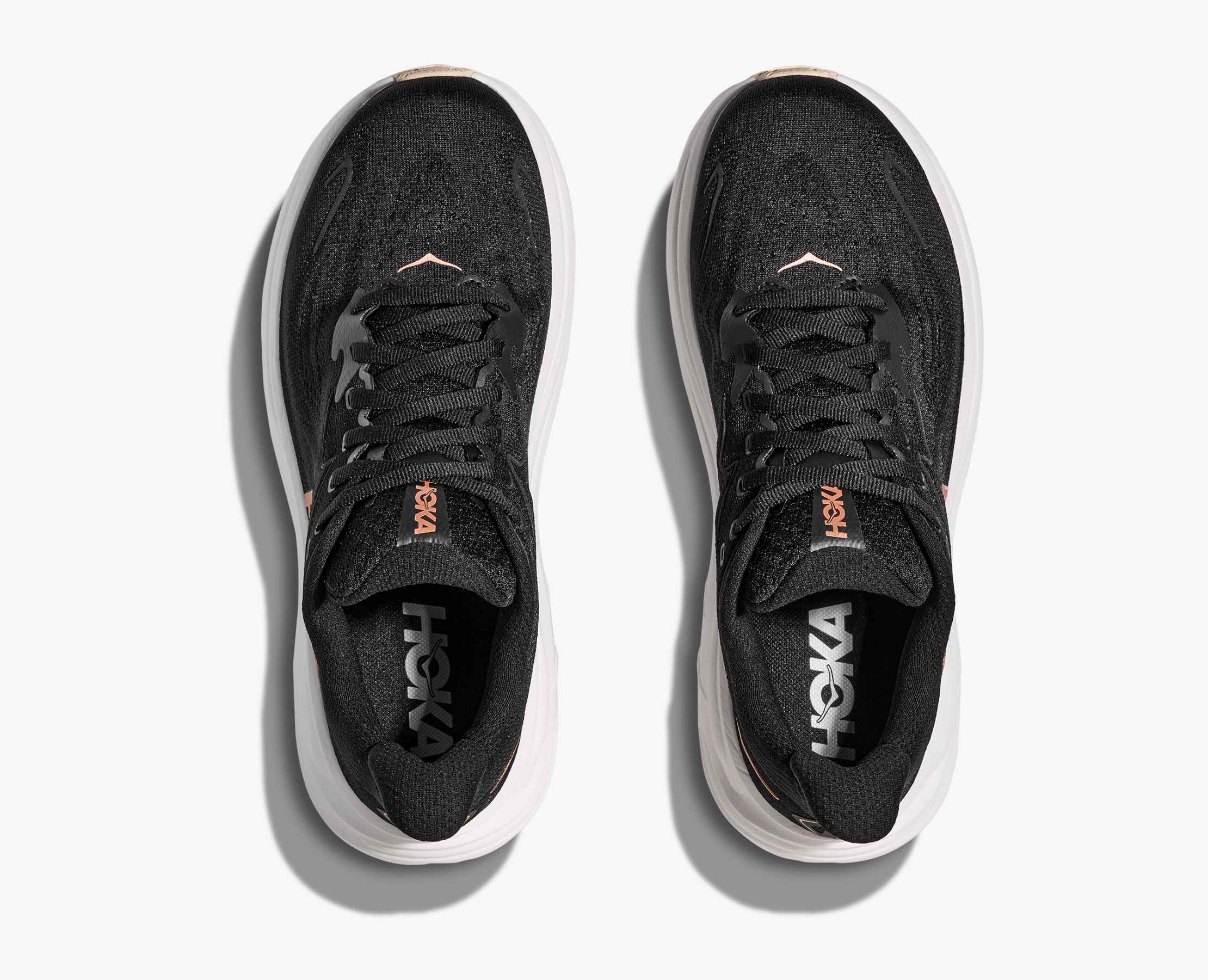 Hoka Women's Clifton 10 Black Rose Gold - Image 4