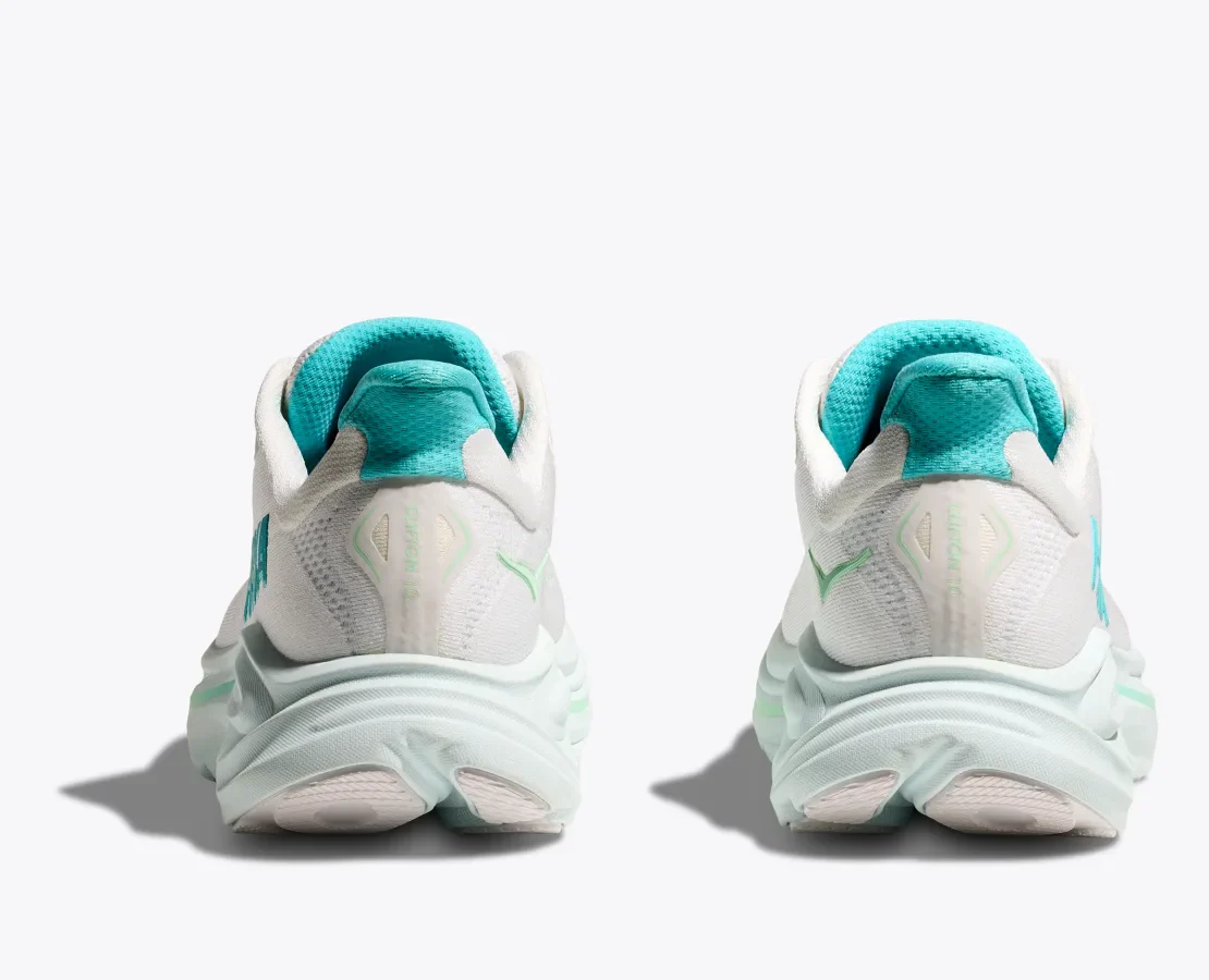 Hoka Women's Clifton 10 White Cielo Blue - Image 5