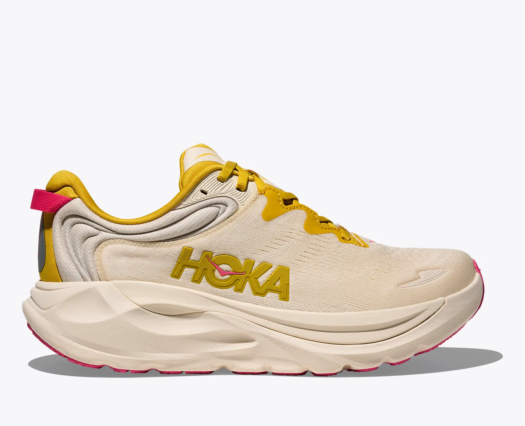 Hoka Women's Gaviota 6 Birch Yellow Gold - Image 2