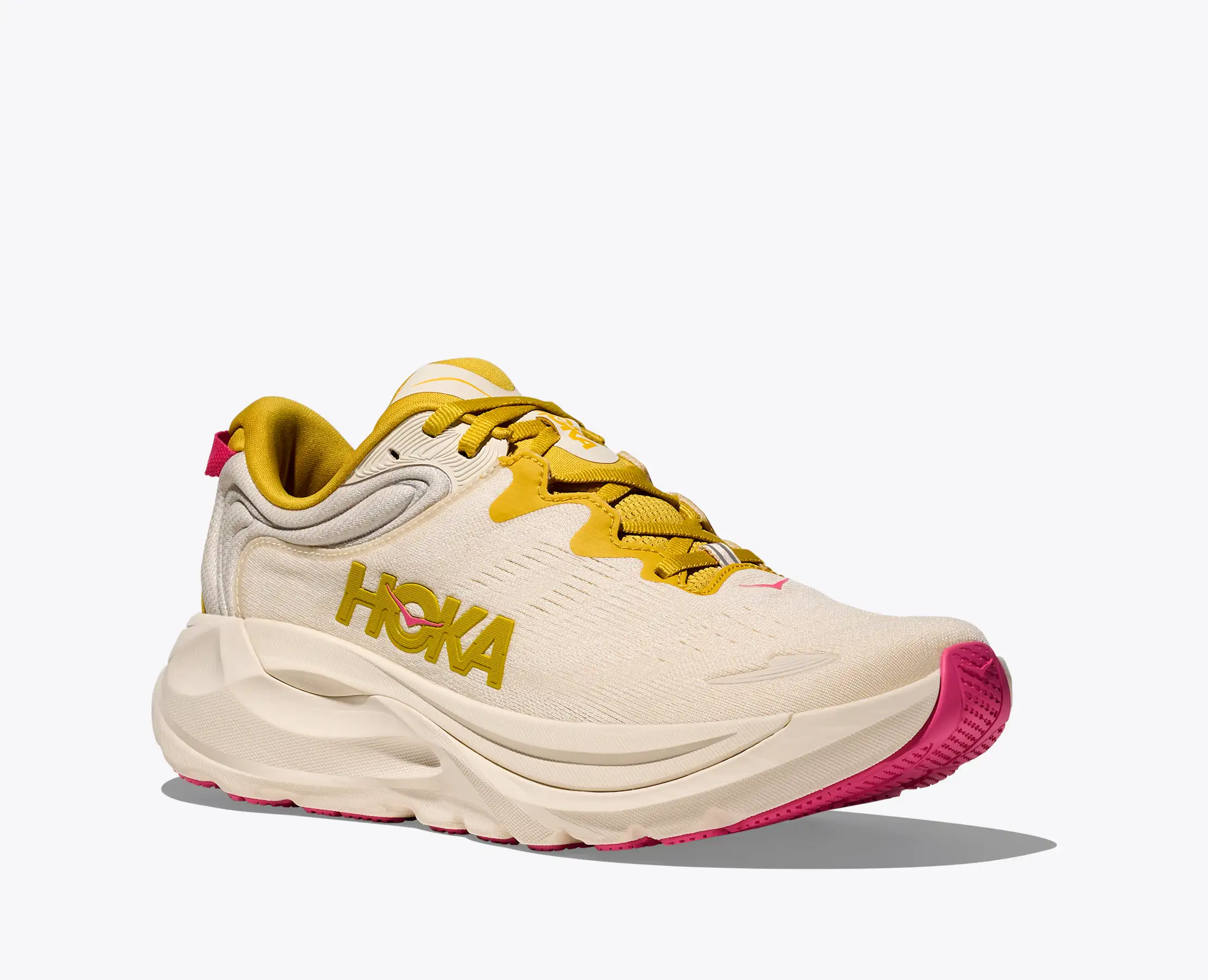 Hoka Women's Gaviota 6 Birch Yellow Gold - Image 5