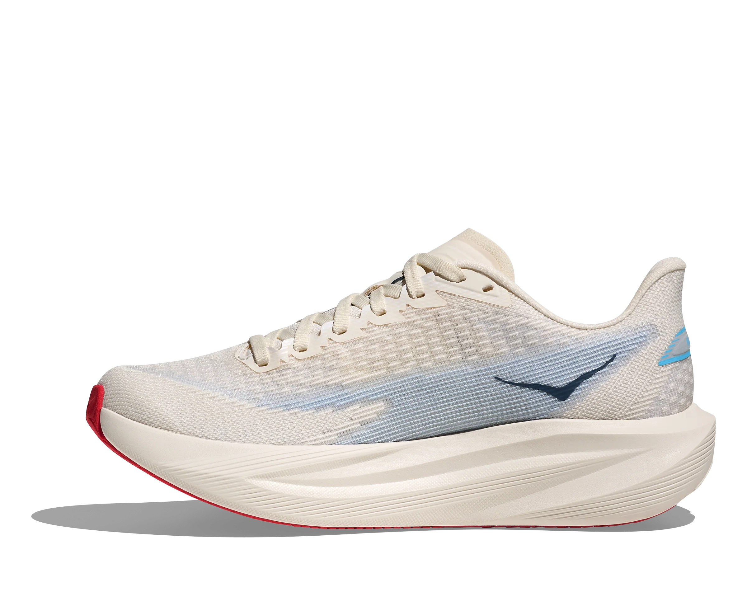 Hoka Women's Mach 7 Alabaster Soaring Blue - Image 4
