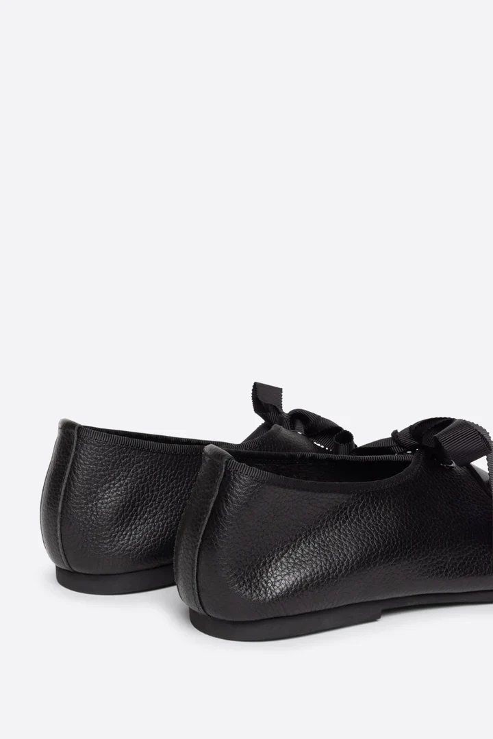 Intentionally Blank Women's Valley Black Leather Sole Ballet Flat - Image 5