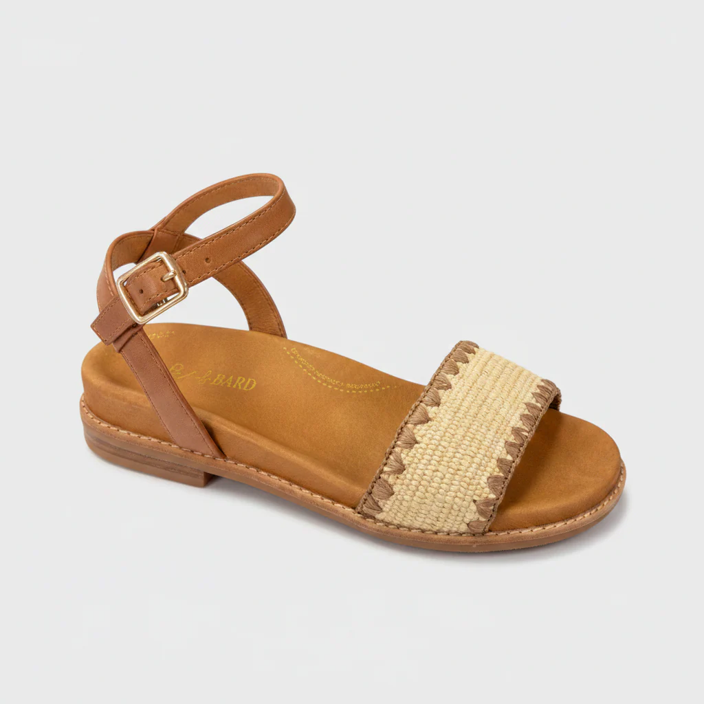 Jax & Bard Women's Ambitious Beige Raffia Tan