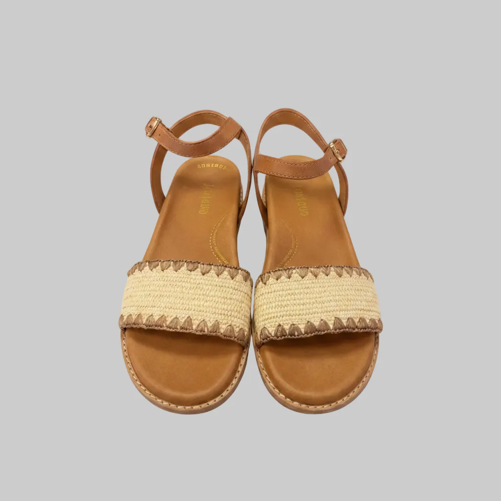 Jax & Bard Women's Ambitious Beige Raffia Tan - Image 4