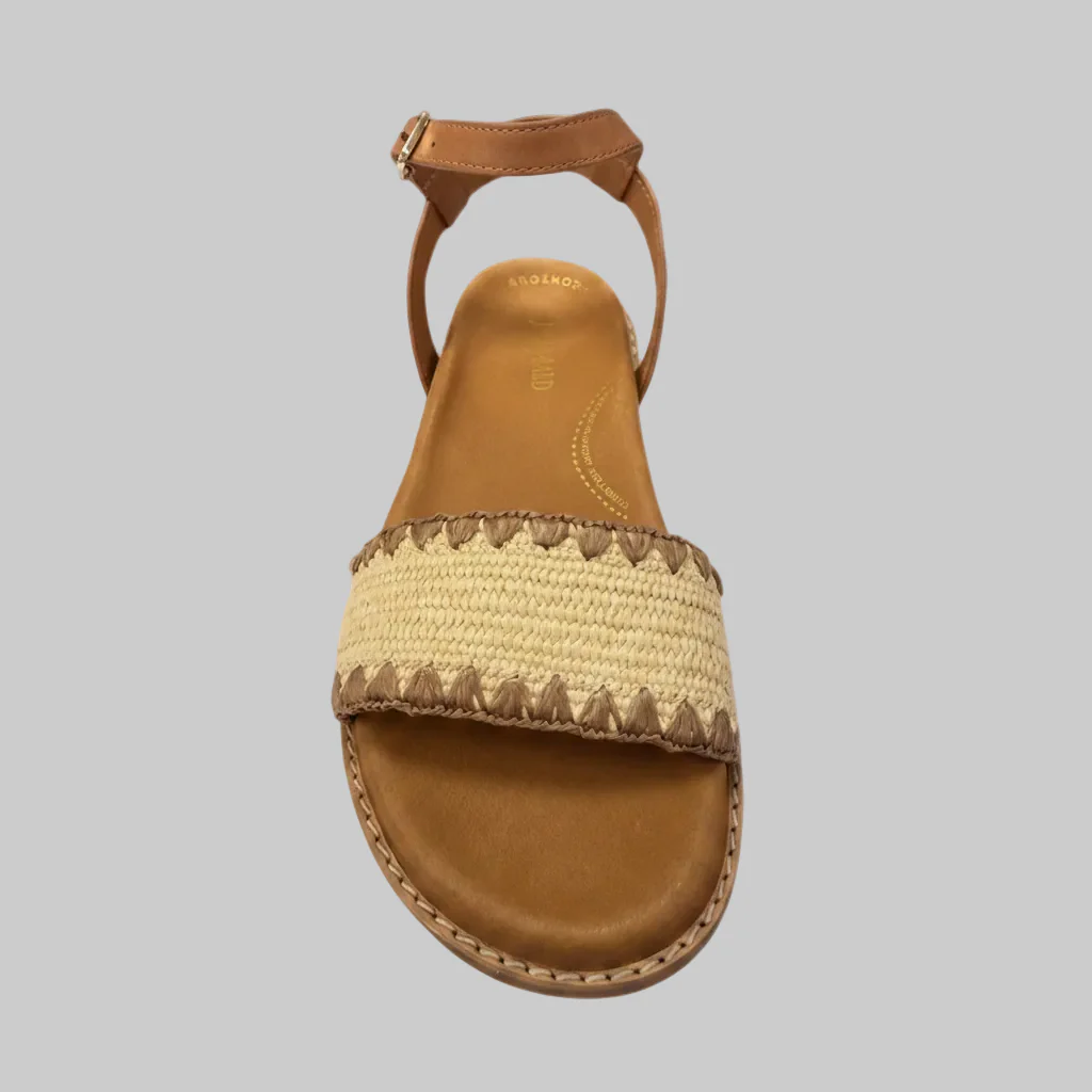 Jax & Bard Women's Ambitious Beige Raffia Tan - Image 5