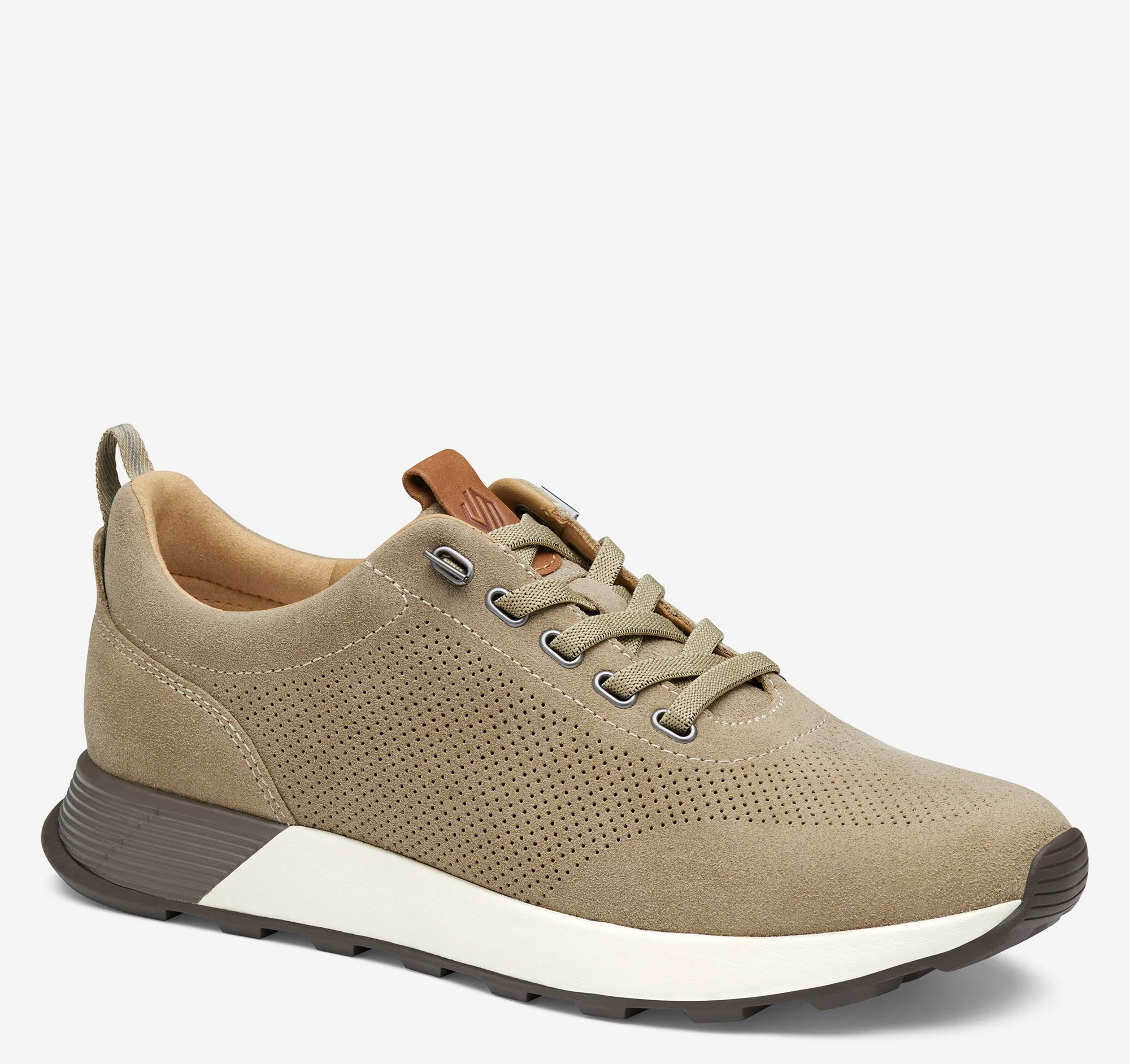 Johnston & Murphy Men's Kinnon Taupe Oiled Suede
