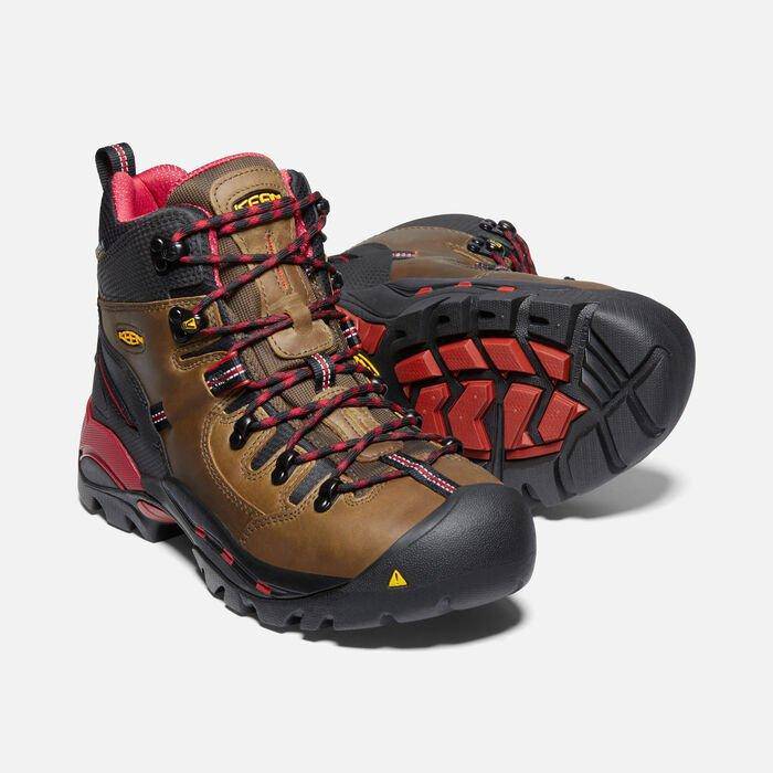 Keen Men's Pittsburgh 6" Boot (Steel Toe) Bison