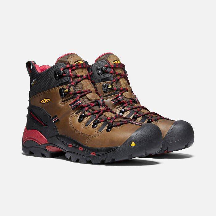 Keen Men's Pittsburgh 6" Boot (Steel Toe) Bison - Image 3