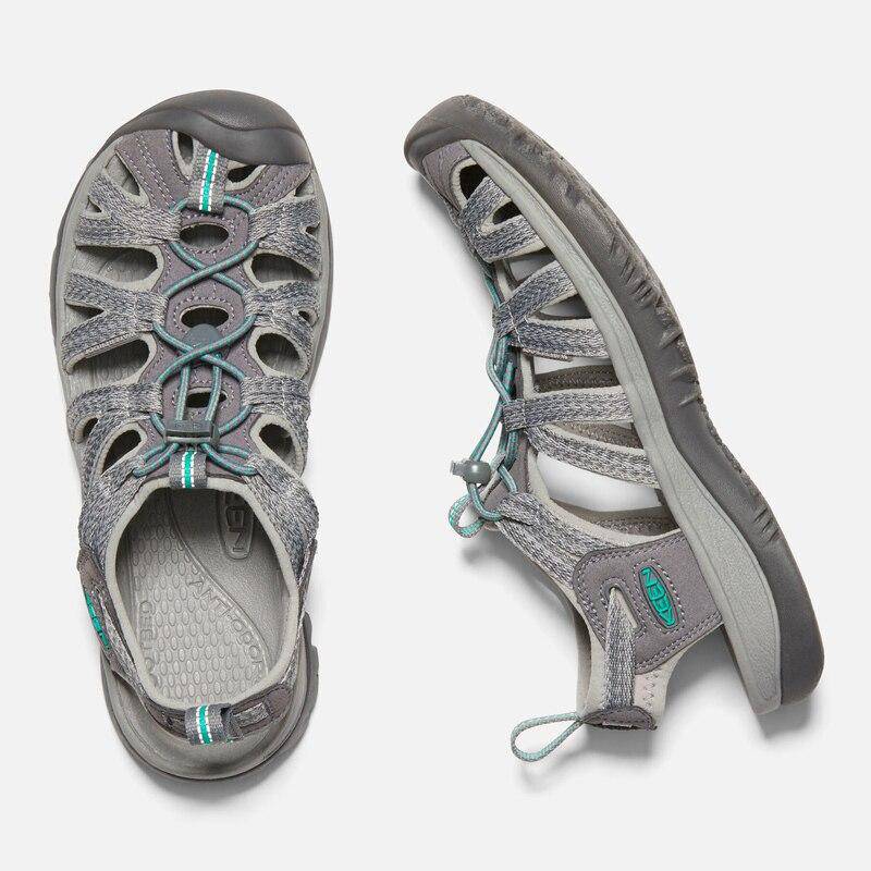 Keen Women's Whisper Medium Grey Peacock Sandals - Image 3
