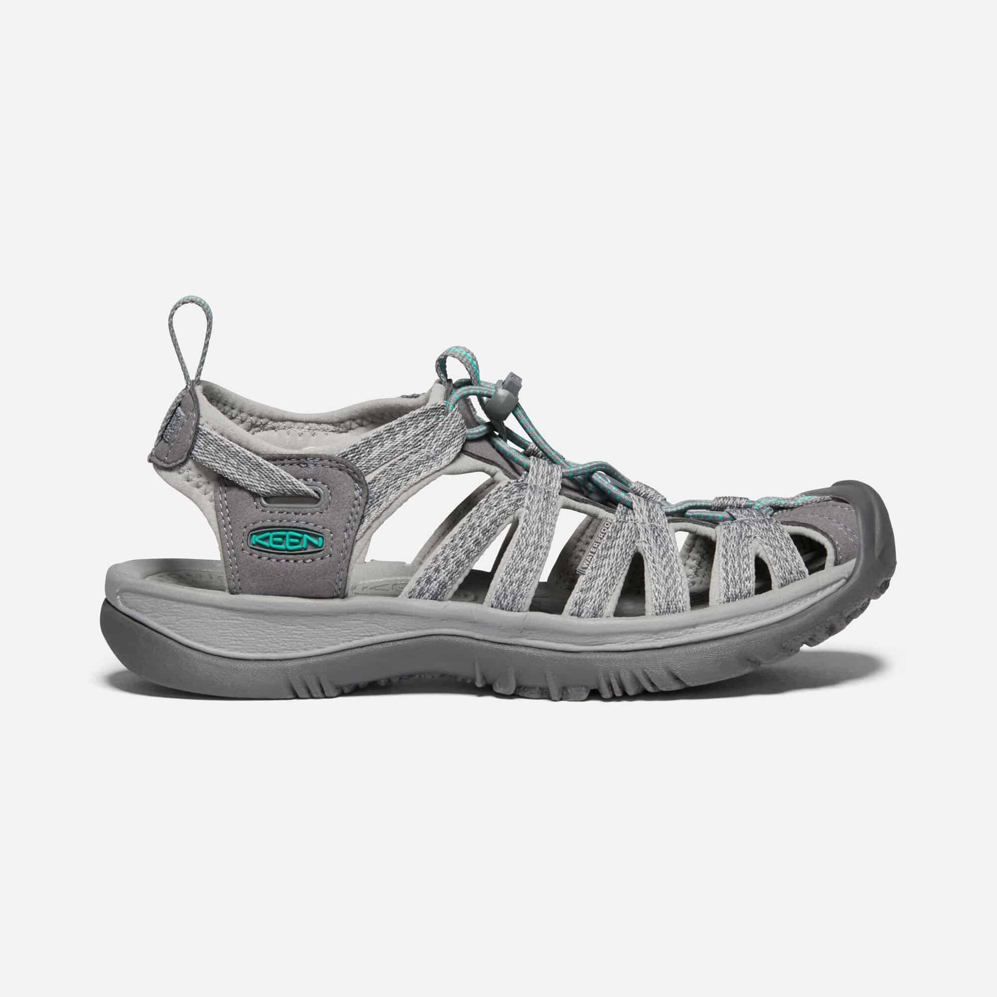 Keen Women's Whisper Medium Grey Peacock Sandals - Image 4