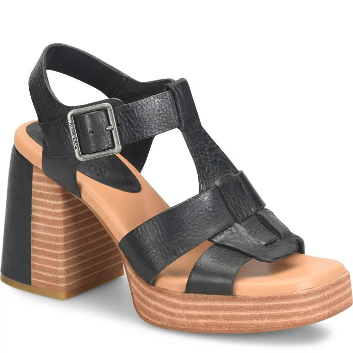 Kork Ease Macey Platform Sandal Black
